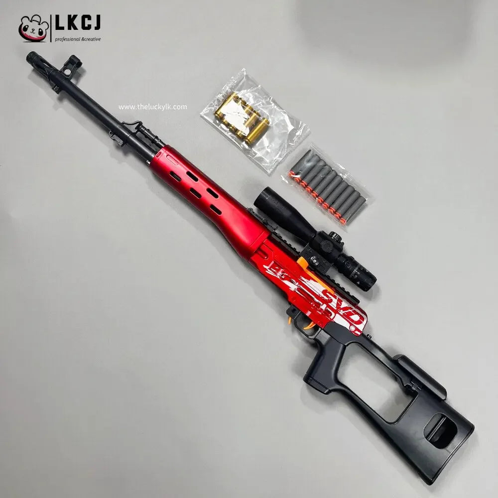 New SVD Sniper With Exquisite Color Soft Bullet Gun Toy