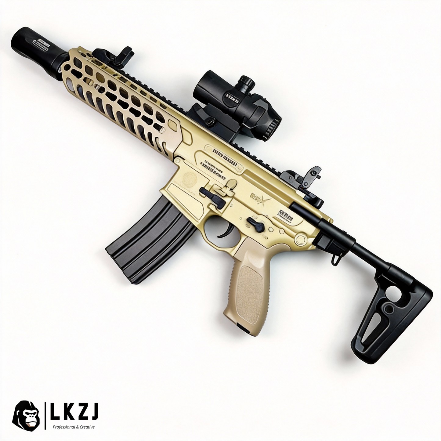 MCX Gel Blaster With Forward And Backward Movable Bolt