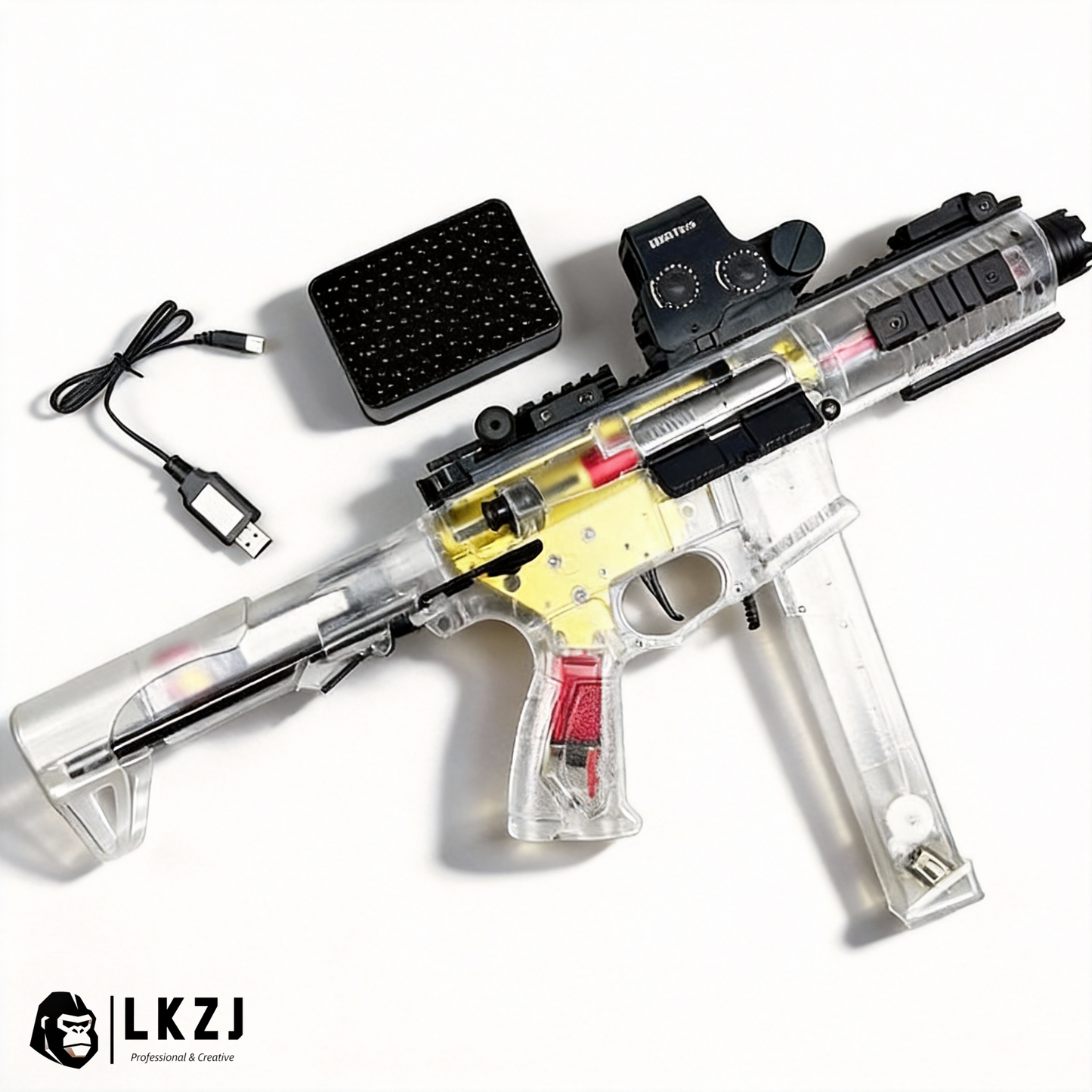 ARP9 Gel Blaster Transparent-Gold Version ToyGun