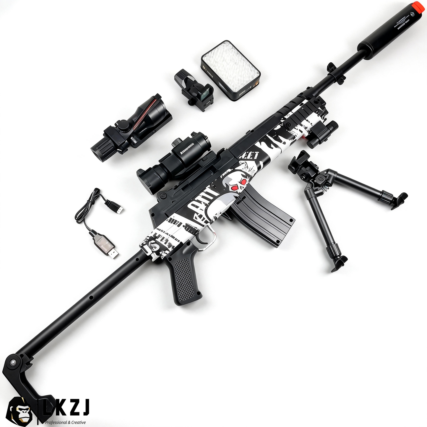 Electric Mini14 Sniper Gel Blaster