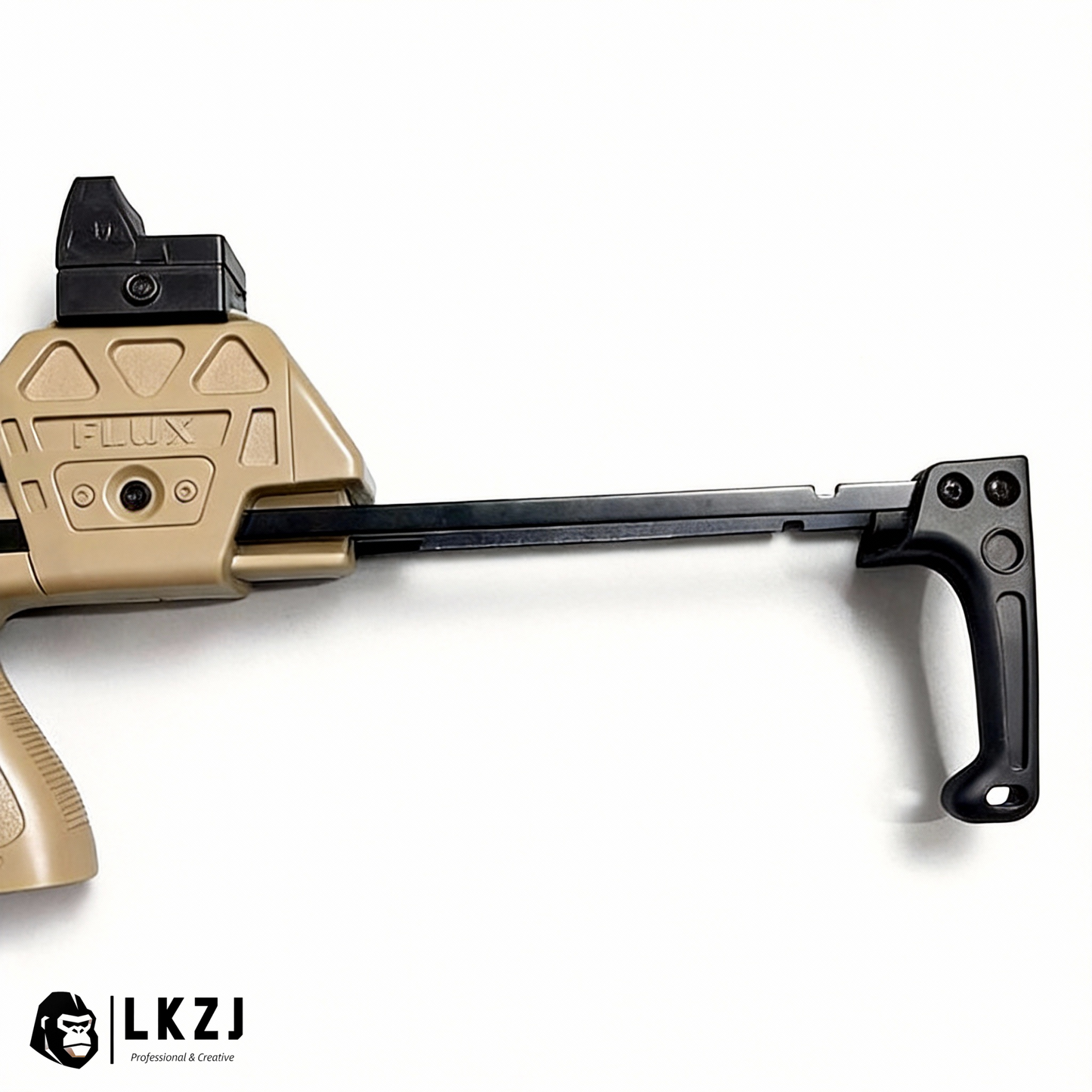 Mp17 Gel Blaster With Metal Stock, Metal Rail