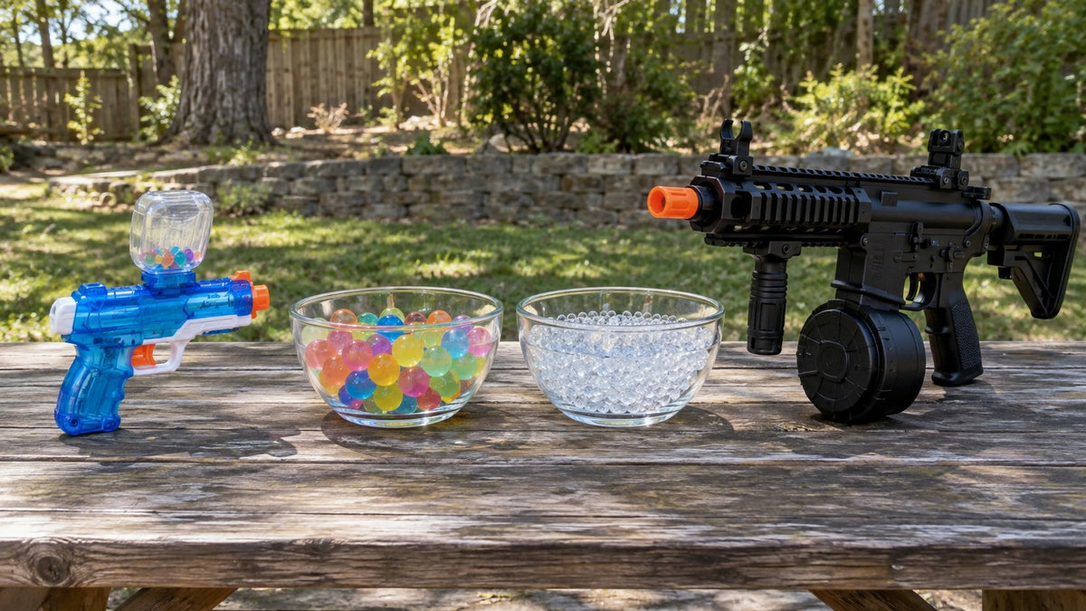 LKZJ HD761 electric gel blaster, also sold as an Orbeez gun or splatter ball gun