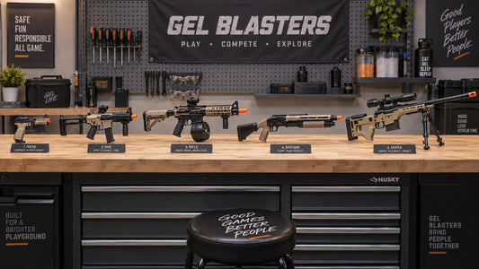 Types of gel blasters: LKZJ HD823 electric Barrett M82A1 sniper gel blaster