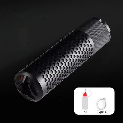 Smoke Wolf 14mm CCW Muzzle Silencer for Gel Blasters & Airsoft Guns