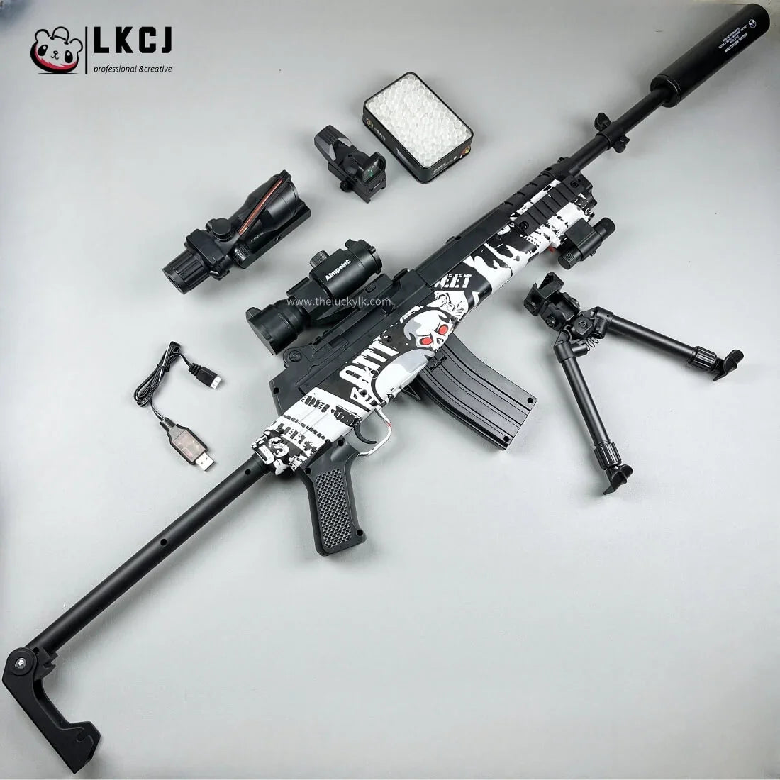 Electric Mini14 Sniper Gel Blaster