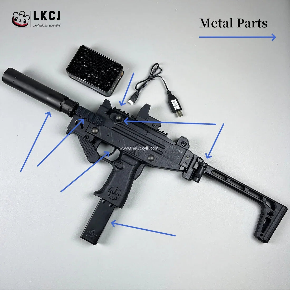 Upgraded UZI Gel Blaster