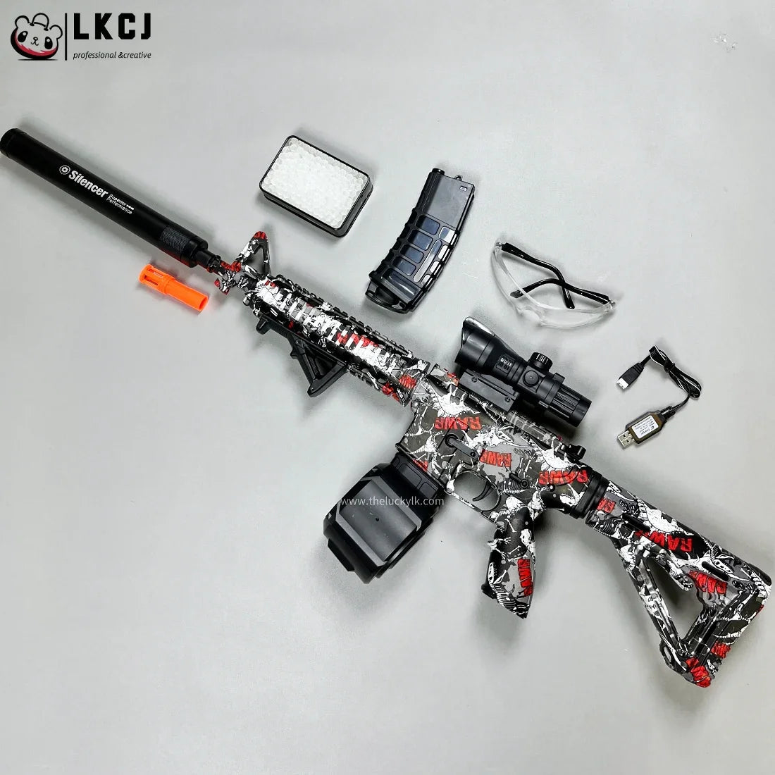 Exquisite Graffiti M416 Gel Blasters 25M Shoot Range