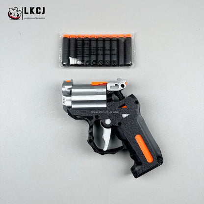 3D Printed Semi-Automatic Revolver