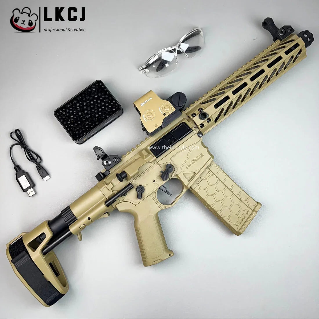 BLP Gel Blaster With Forward And Backward Movable Bolt