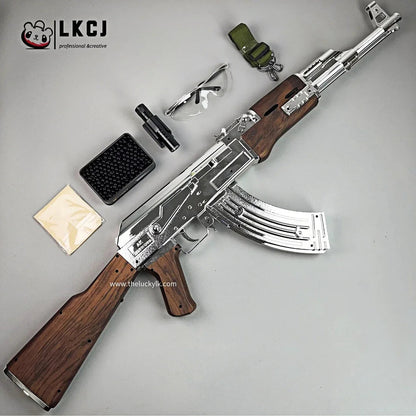 Golden/Silver AK47 Gel Blaster Toygun