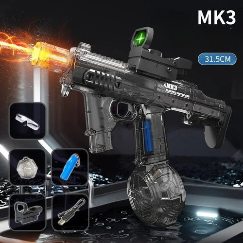 Electric Blowback MK3 Water Gun With Light Tracer