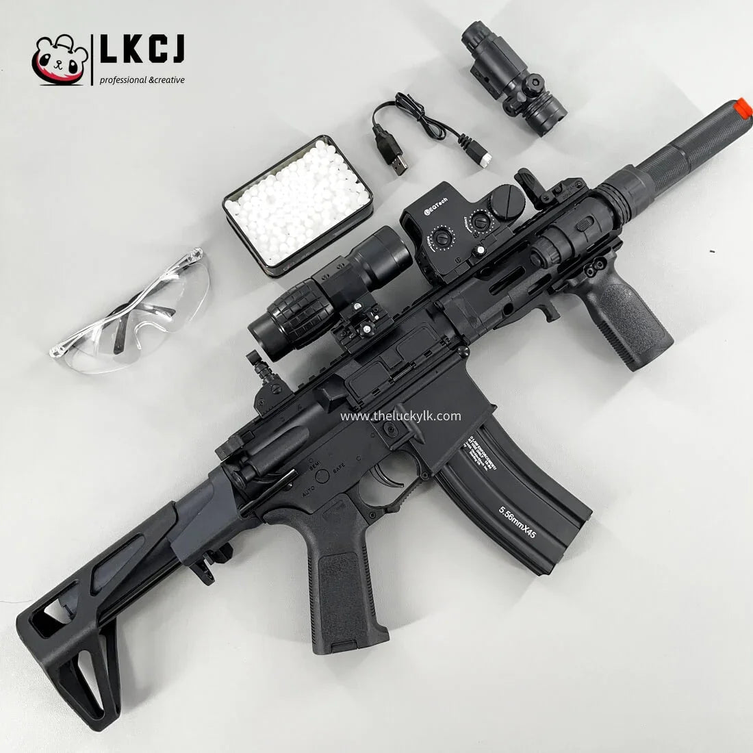DD M4-PDW Gel Blaster High Speed Fire Mode With Metal Mag-Flagship