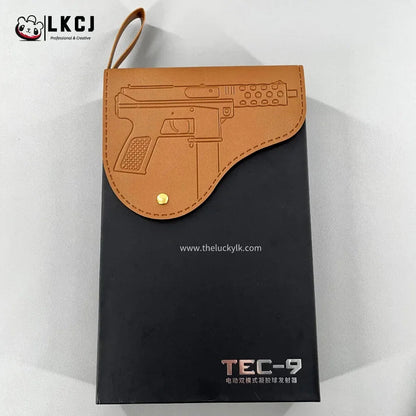Gold/Sliver TEC9 Gel Blaster With 7 Colors of Lighted Silencer
