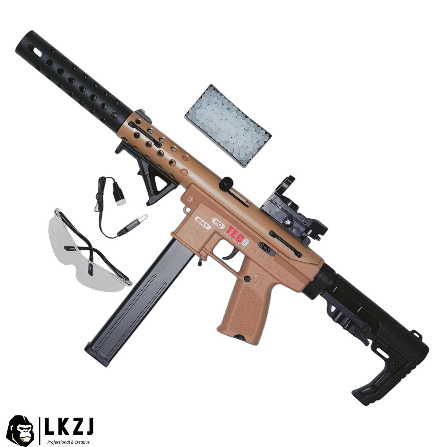 HD745 Electric Tactical TEC9 Gel Blaster