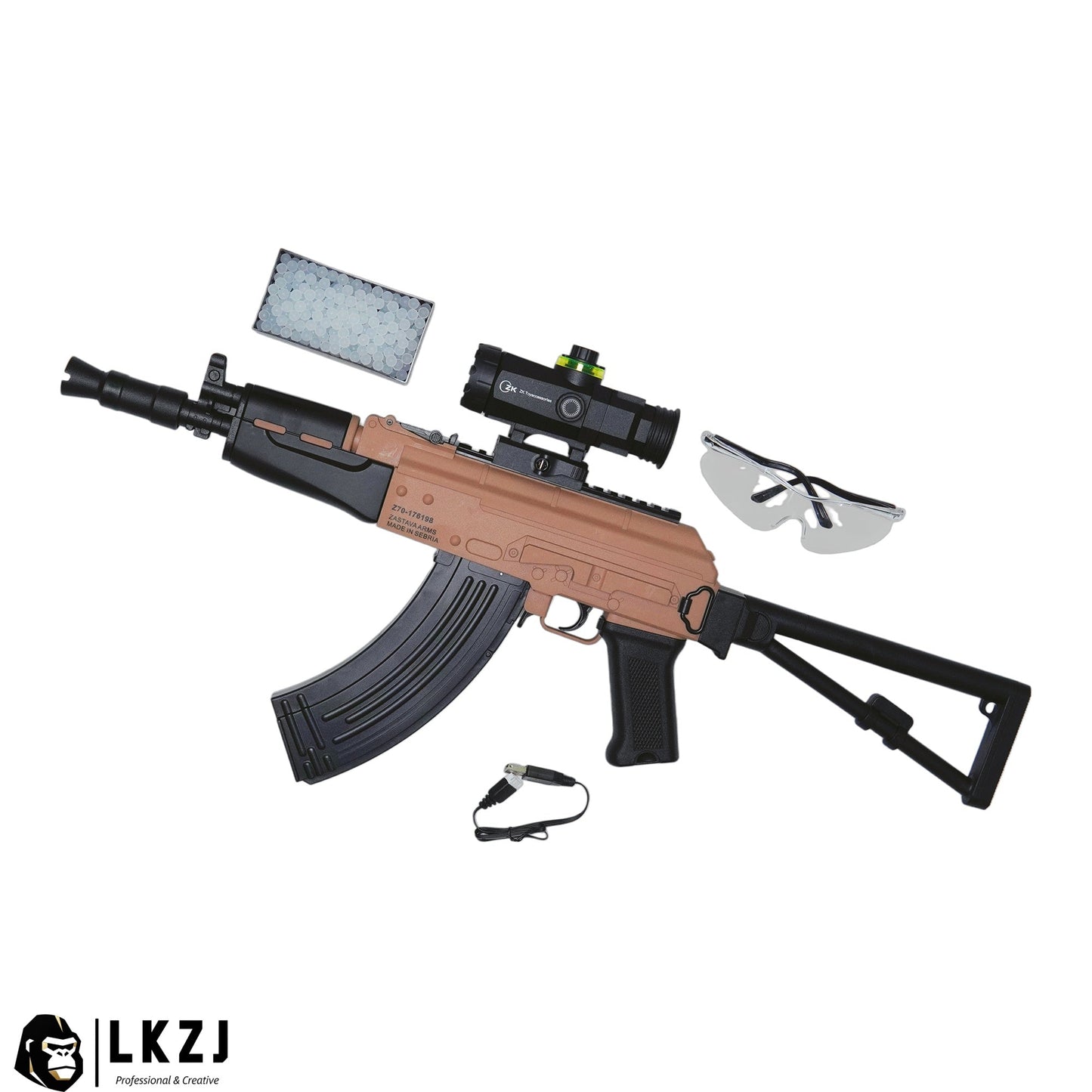 HD796 Electric AK-74U Gel Blaster