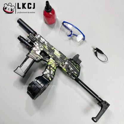 Mp17 Gel Blaster With Metal Stock, Metal Rail