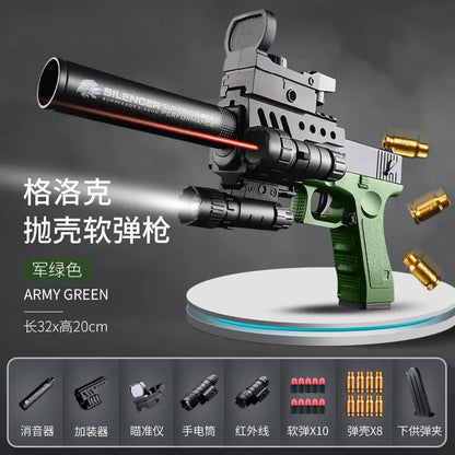 New Plastic EVA Foam Darts Bullets Gun Aim Train Handgun Air Gun