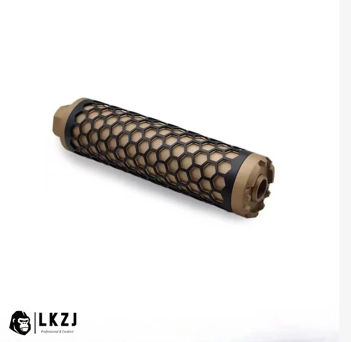 Metal Honeycomb Shape Silencer Adapt To 14 MM Threaded Rod Tip