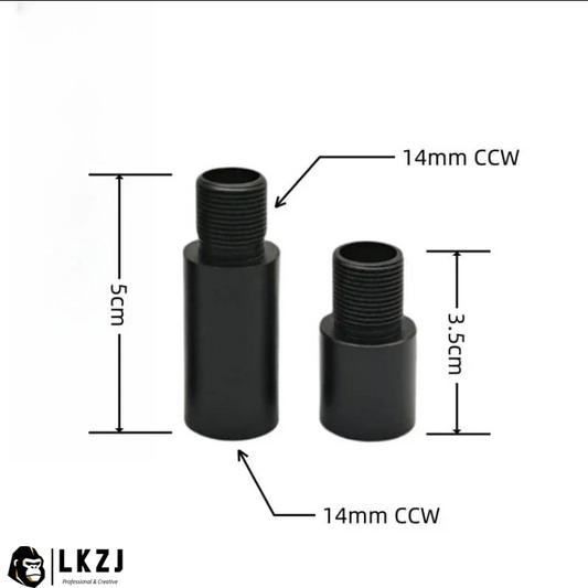 14mm CCW CNC Metal Extension Tube