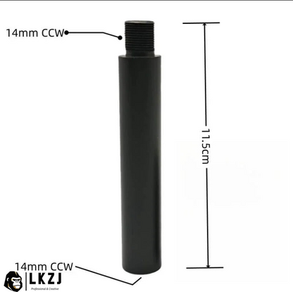14mm CCW CNC Metal Extension Tube