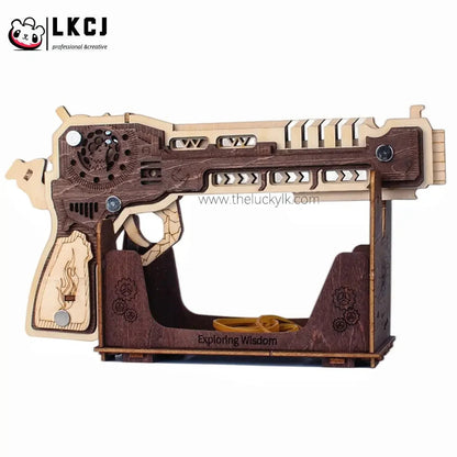 Space Sci-Fi Pistol  - Wooden DIY Toy