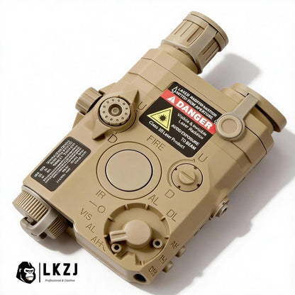 Red Laser+Green Laser+Flashlight Multifunctional Tactical Beam Battery Case