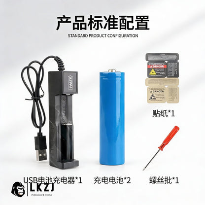 Red Laser+Green Laser+Flashlight Multifunctional Tactical Beam Battery Case