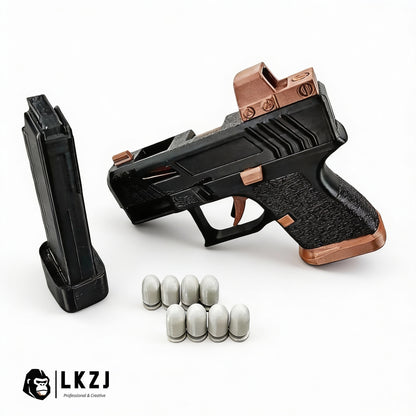 3D Printed Mini Pistol 34 Blowback Dart Blaster Automatic Shell Ejection