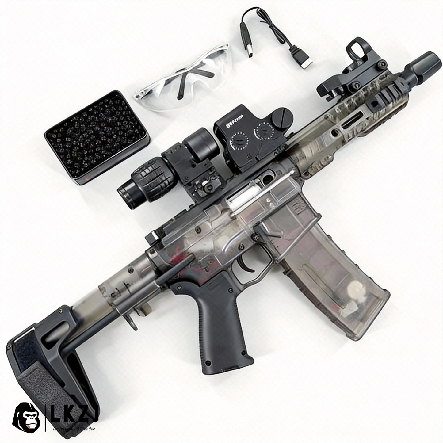 SLR Gel Blaster 2.0 With Forward And Backward Movable Bolt