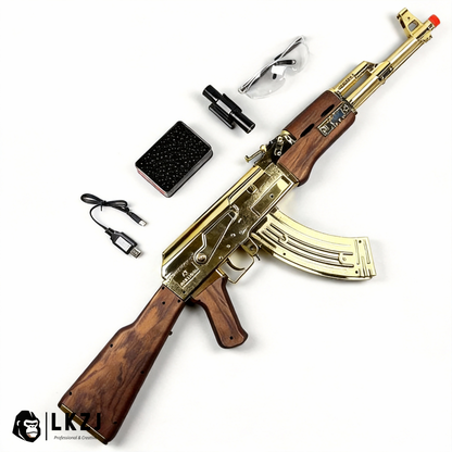 Golden/Silver AK47 Gel Blaster Toygun