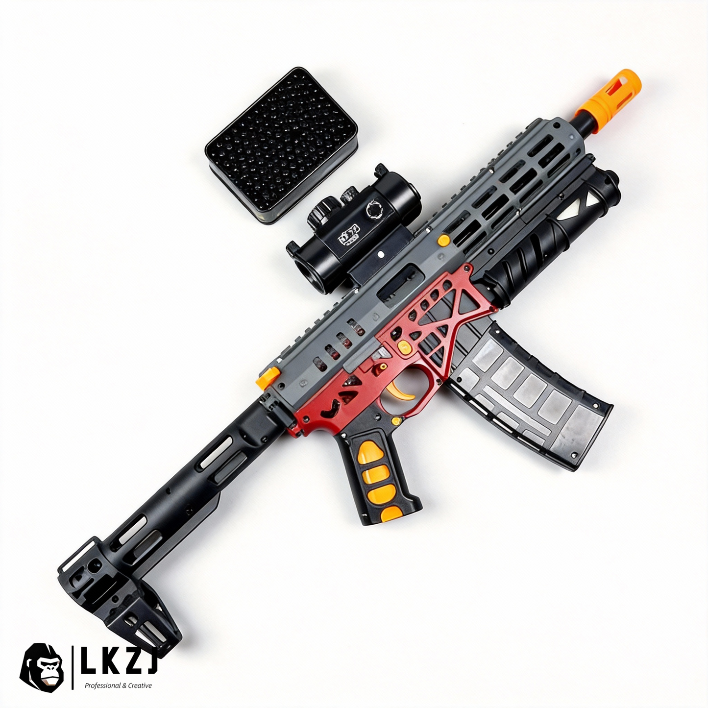 MK6 Gel Blaster With Red Light Effects And Smoke Effects