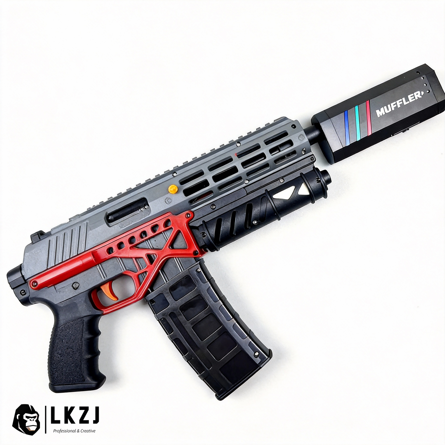 MK6 Gel Blaster With Red Light Effects And Smoke Effects