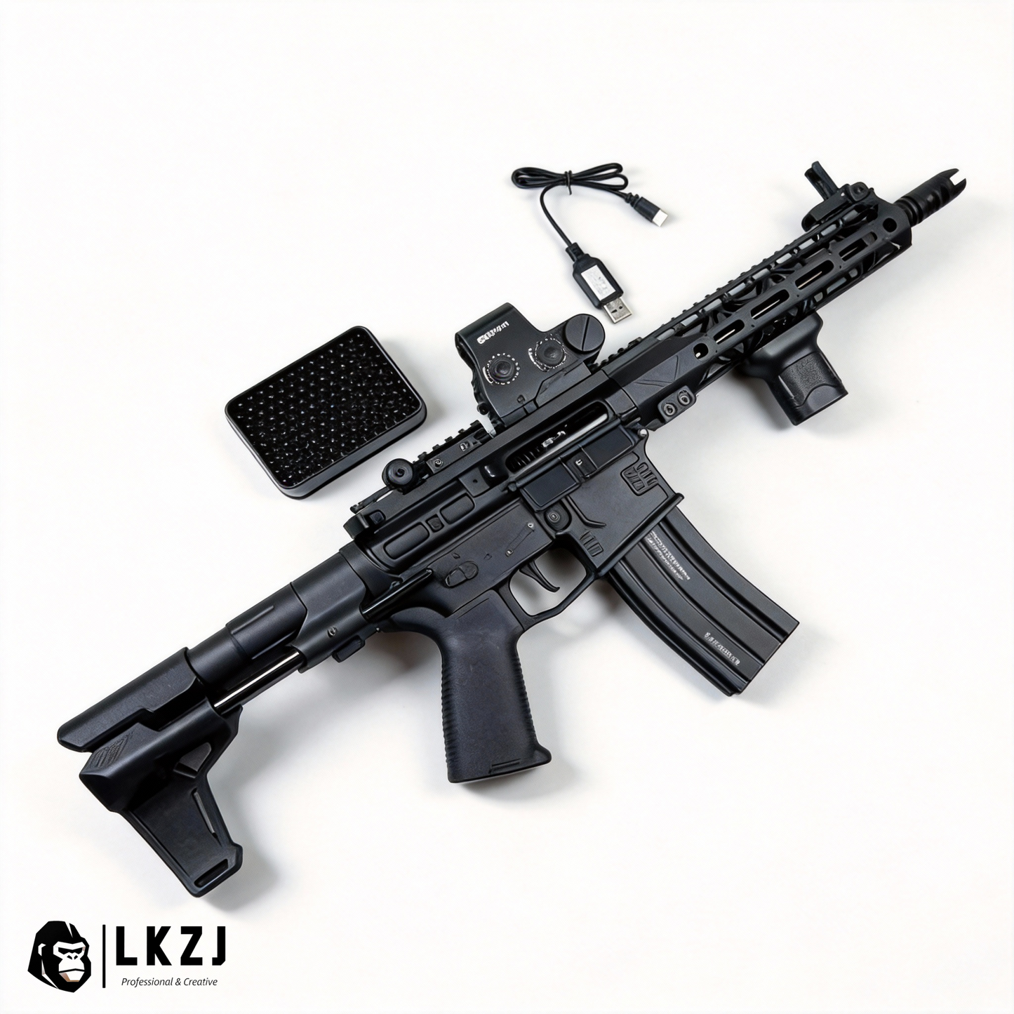 SLR PDW Gel Blaster With Programmable Fire Control Chip