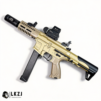 Exquisite Engraving ARP9 Gel Blaster High Rate of Fire  Smooth Shooting With 7 Colors of Lighted Silencer