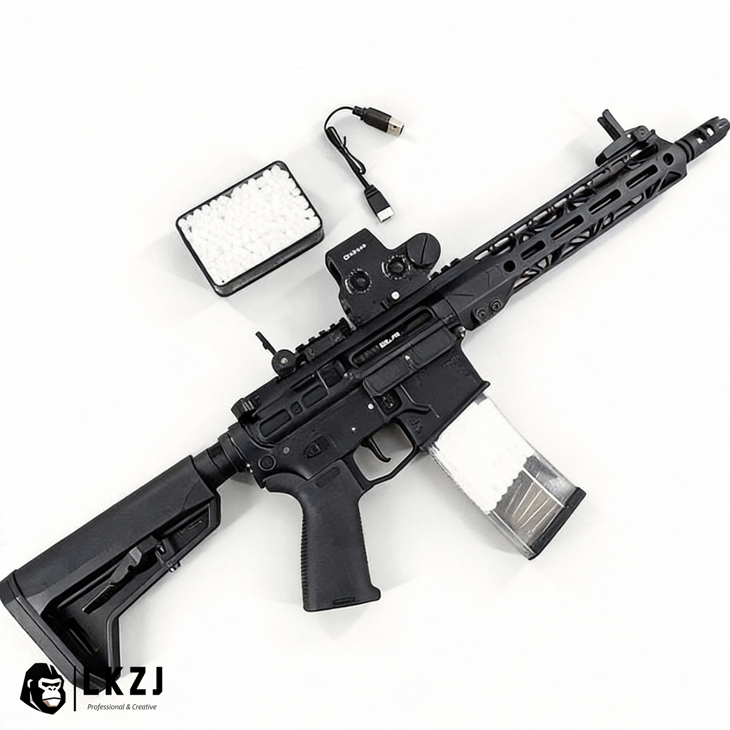 SLR PDW Gel Blaster With Programmable Fire Control Chip