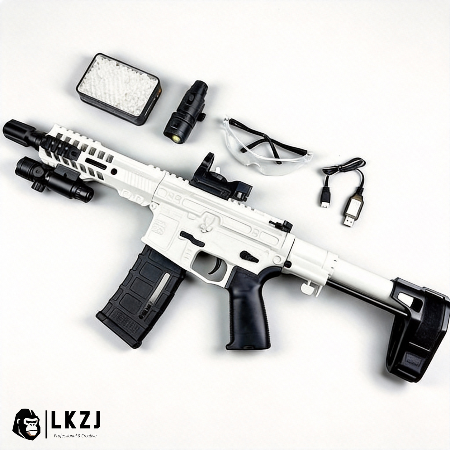 SLR Gel Blaster 2.0 With Forward And Backward Movable Bolt