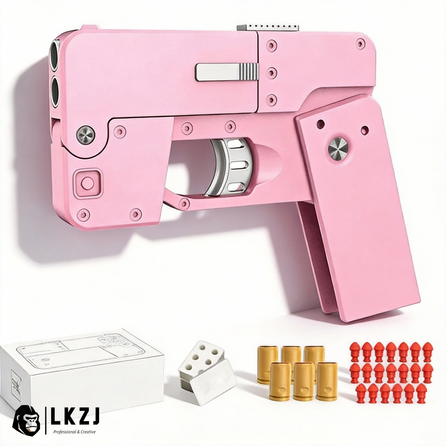 IC380 Foldable Phone Shape Pistol Nerf Toy Gun