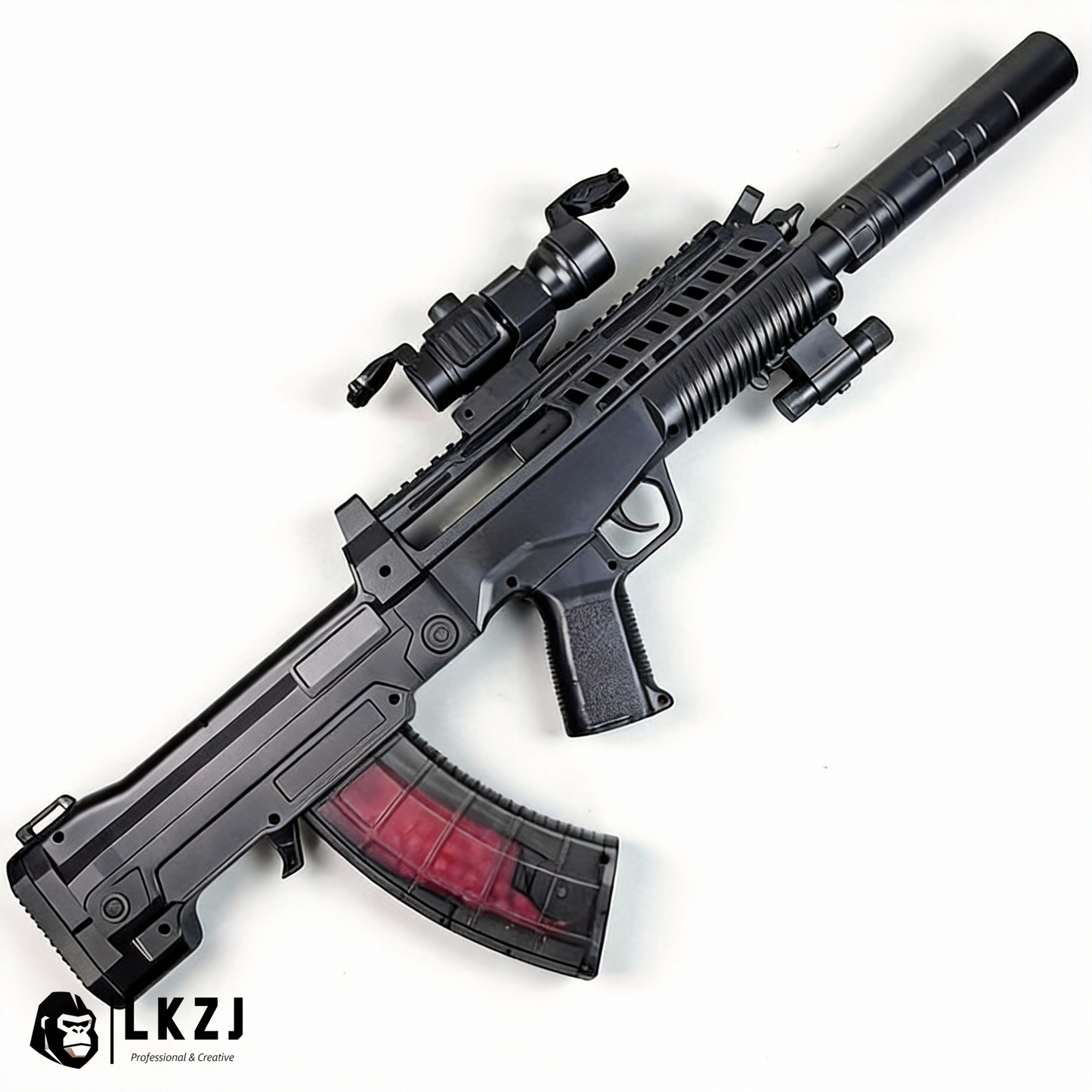 QBZ 191/97 Gel Blaster Toygun With Lighted Silencer