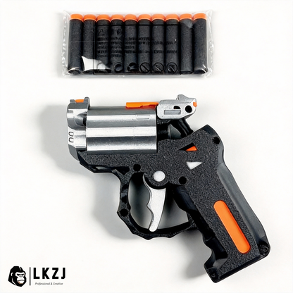 3D Printed Semi-Automatic Revolver