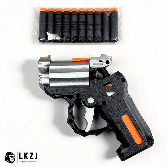 3D Printed Semi-Automatic Revolver