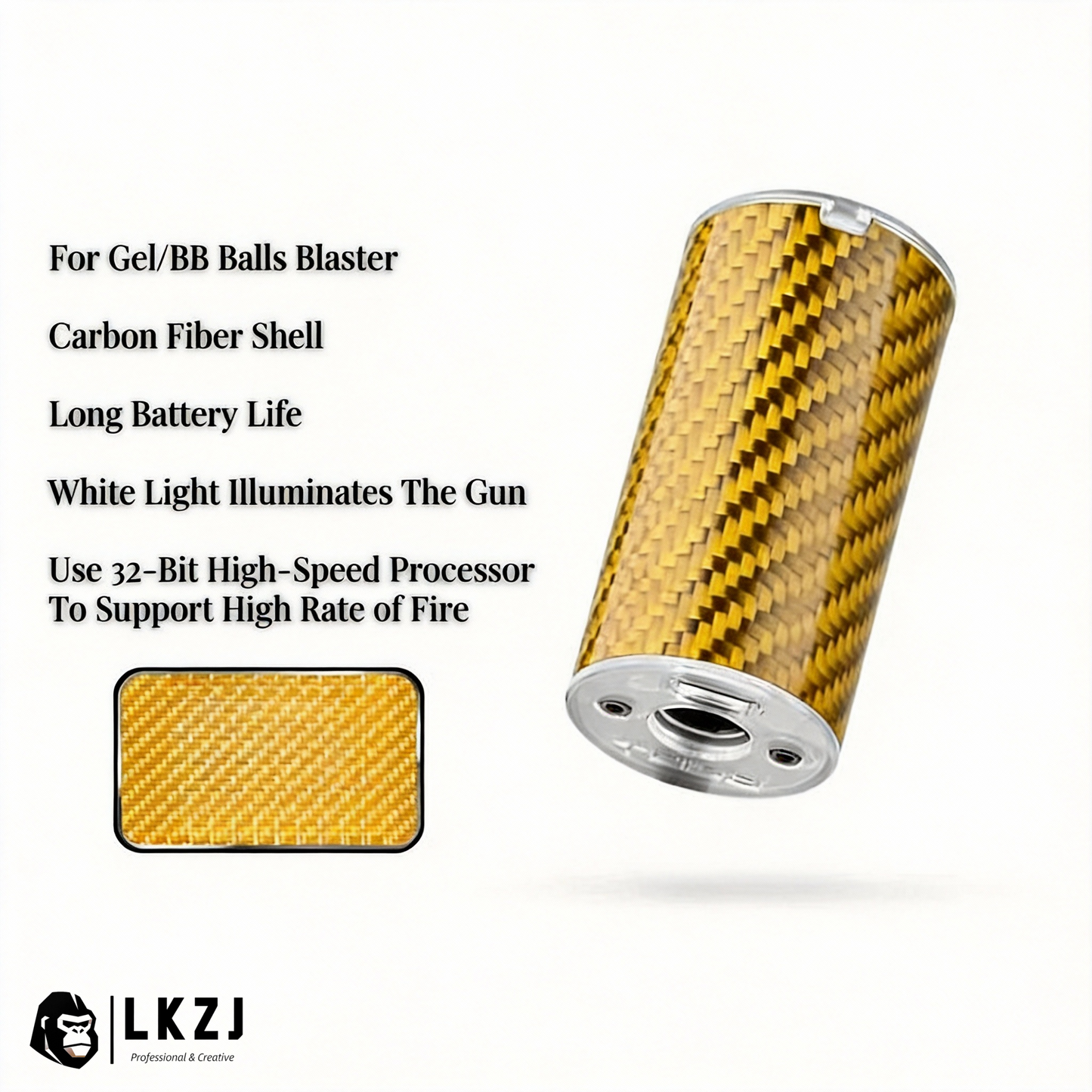 Carbon Fiber Tracer For Gel/BB Balls Blaster 2.0