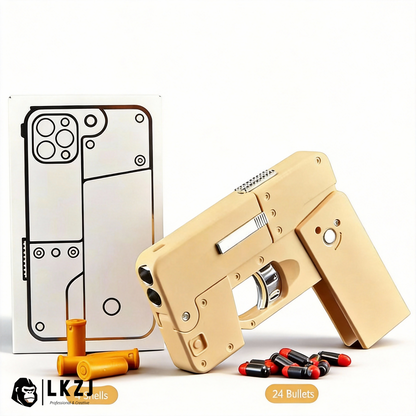 IC380 Foldable Phone Shape Pistol Nerf Toy Gun