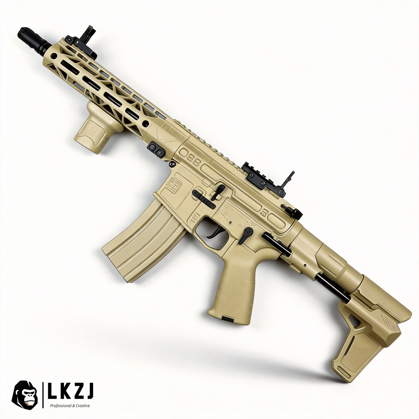 SLR PDW Gel Blaster With Programmable Fire Control Chip