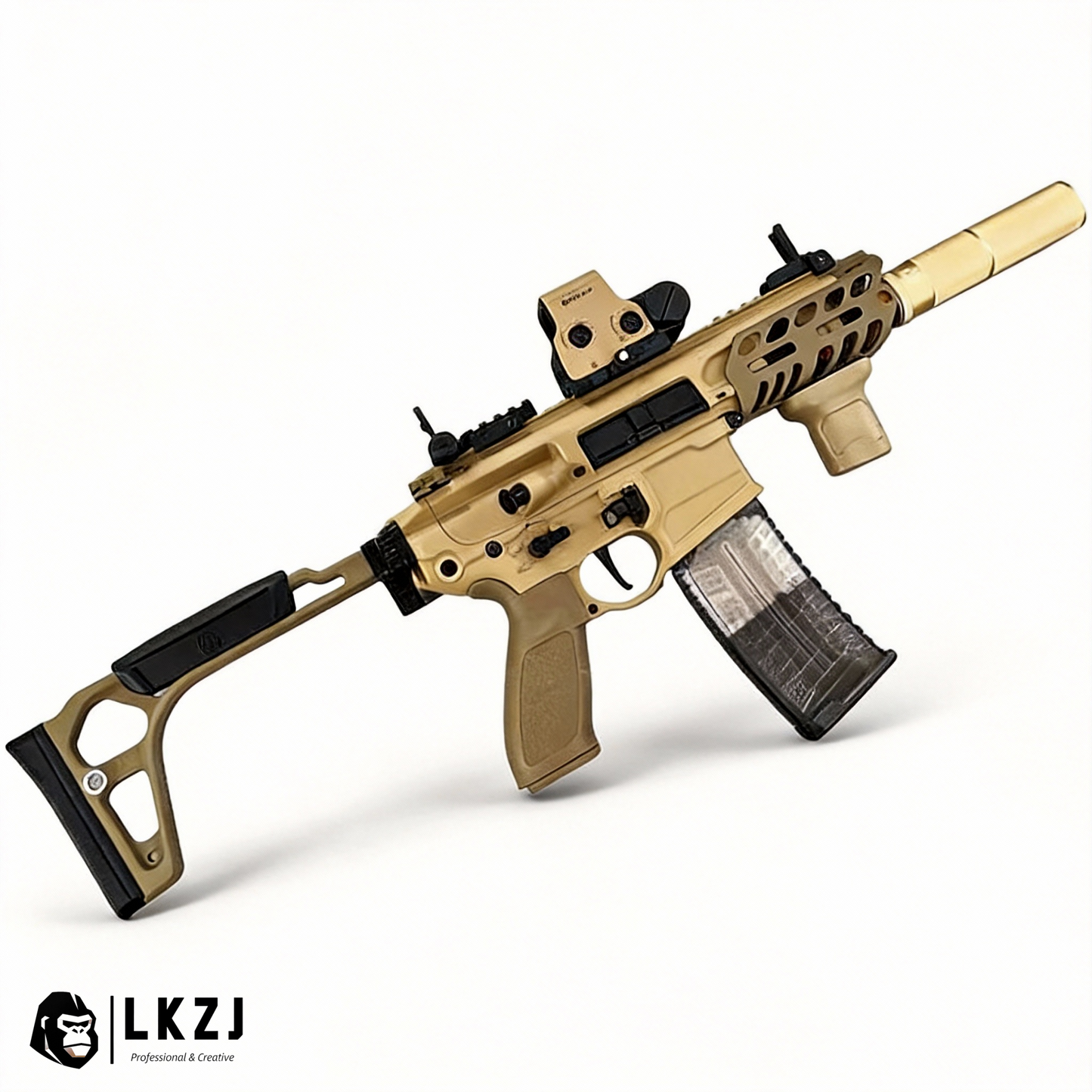 MCX Gel Blaster With Forward And Backward Movable Bolt