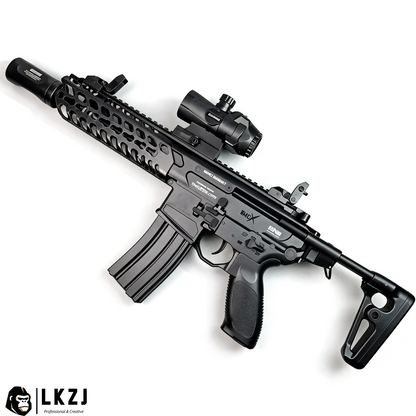 Exquisite Engraving MCX Gel Blaster High Rate of Fire  Smooth Shooting With 7 Colors of Lighted Silencer