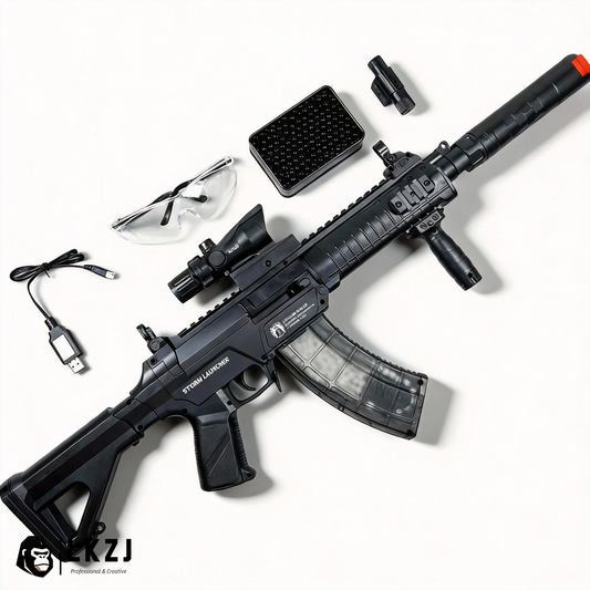 QBZ 191/97 Gel Blaster Toygun With Lighted Silencer