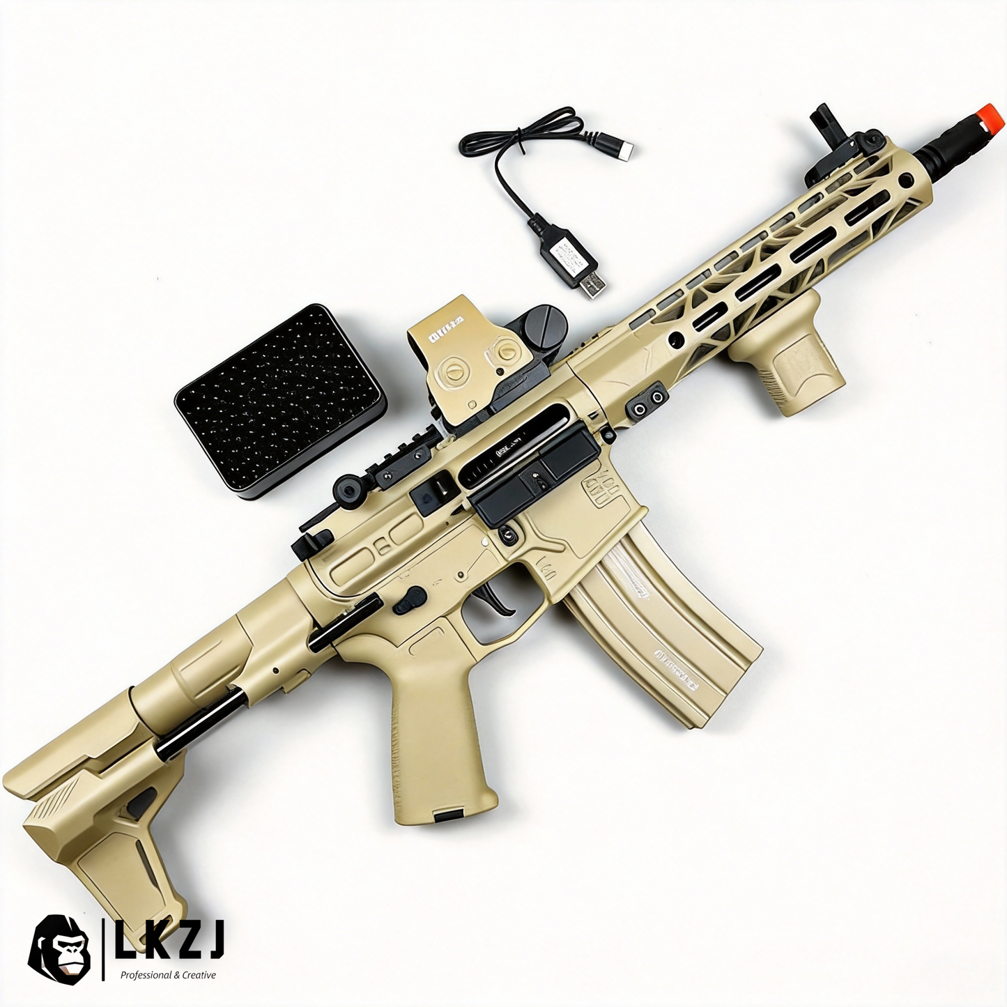 SLR PDW Gel Blaster With Programmable Fire Control Chip