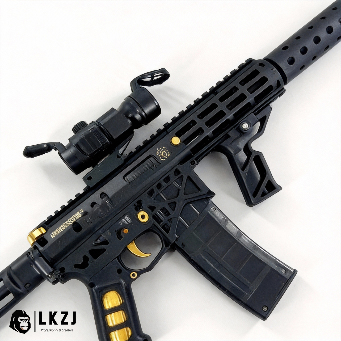 Gold Embellished MK1 Gel Blaster