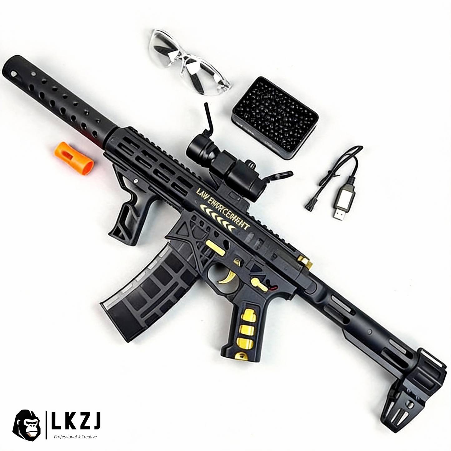 Gold Embellished MK1 Gel Blaster
