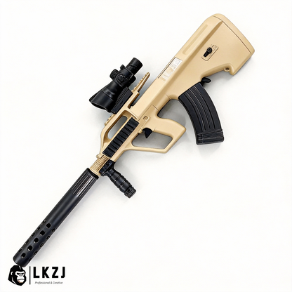 Mini Aug Gel Blaster With 7 Colors of Lighted Silencer Recommended Age Range: 10-15 Years